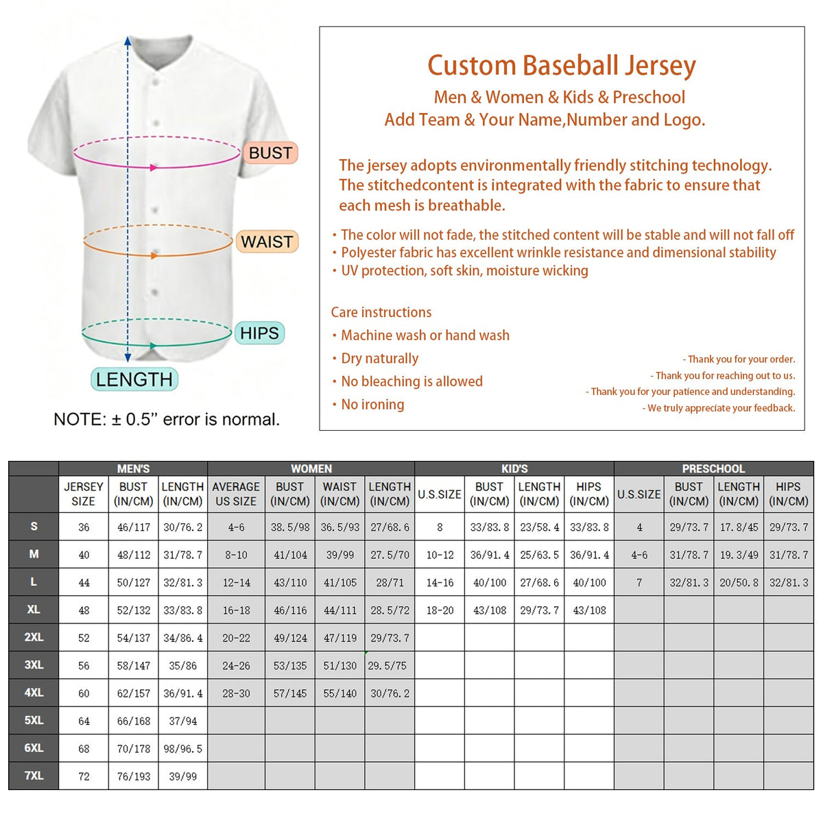 Custom Embroidered ATLANTA City Skyline Baseball Jersey, Hip-Hop Galaxy Design, Personalized Your Name & Number